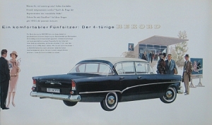 Opel Automobil Prospekt Rekord 1957  op-op571