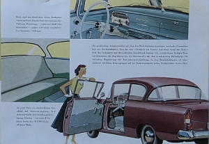 Opel Automobil Prospekt Olypmia 1957  op-op572