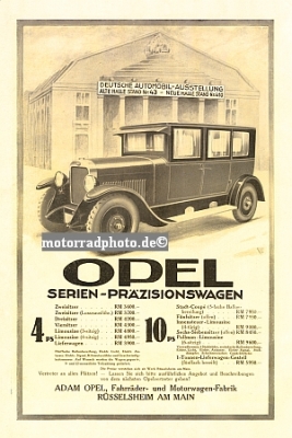 Opel Automobil Poster Layout 1925 op-po01