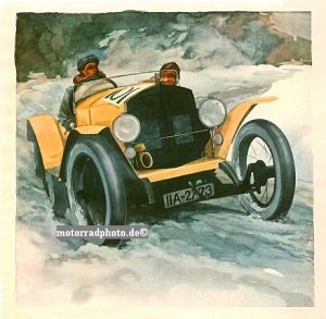 Automobil Renn Plakat Entwurf 1925  ren-po09