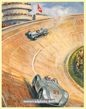 Automobil Racing Poster Layout 1937  ren-po03