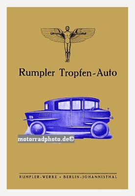 Rumpler Automobil Plakat Entwurf 1921 rum-po01