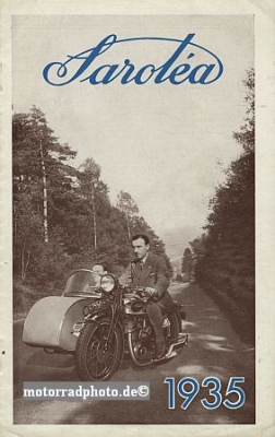 Sarolea Motorcycle Brochure 12 Pages 1935 sar-p35