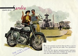 Sarolea Motorrad Prospekt 16 Seiten 1955 sar-p55