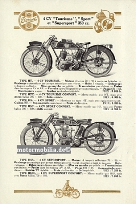 Terrot Motorrad Brochure 1927