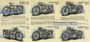 Victoria Motorcycle Brochure  1936