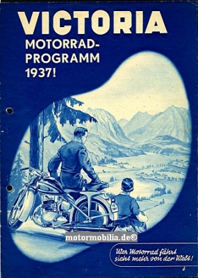 Victoria Motorcycle Brochure  1937