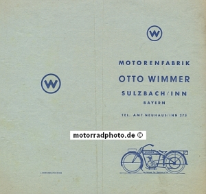 Wimmer Engine Brochure 1954